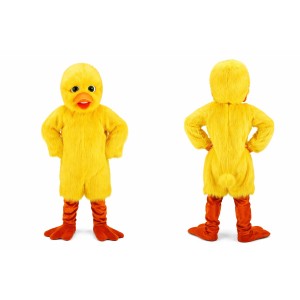 Cartoon Yellow Duck Mascot Costume