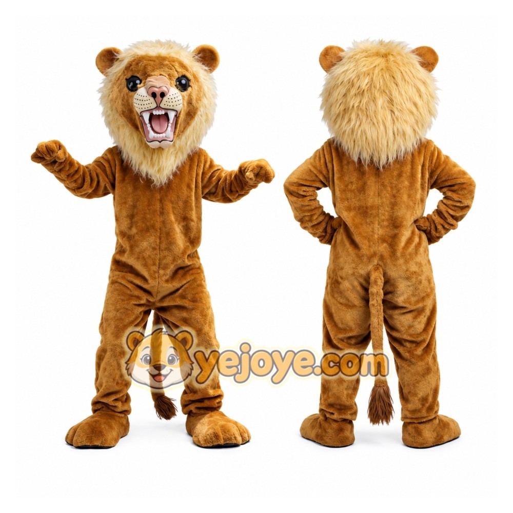 Brown Lion Mascot Costume Brown Lion Mascot Costume