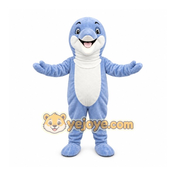 Cute Dolphin Mascot Costume