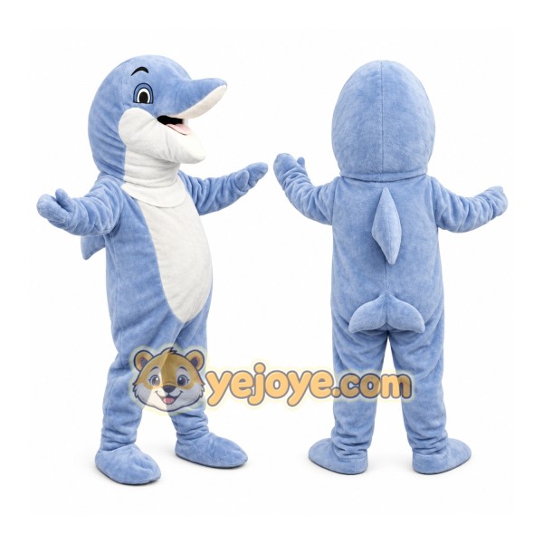 Cute Dolphin Mascot Costume