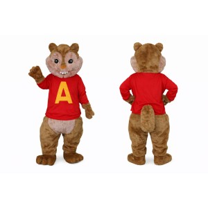Cute Squirrel Mascot Costume