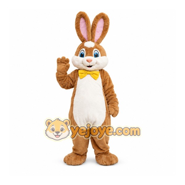 Brown Bunny Mascot Costume Brown Bunny Mascot Costume