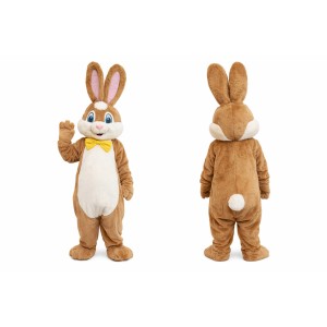 Brown Bunny Mascot Costume