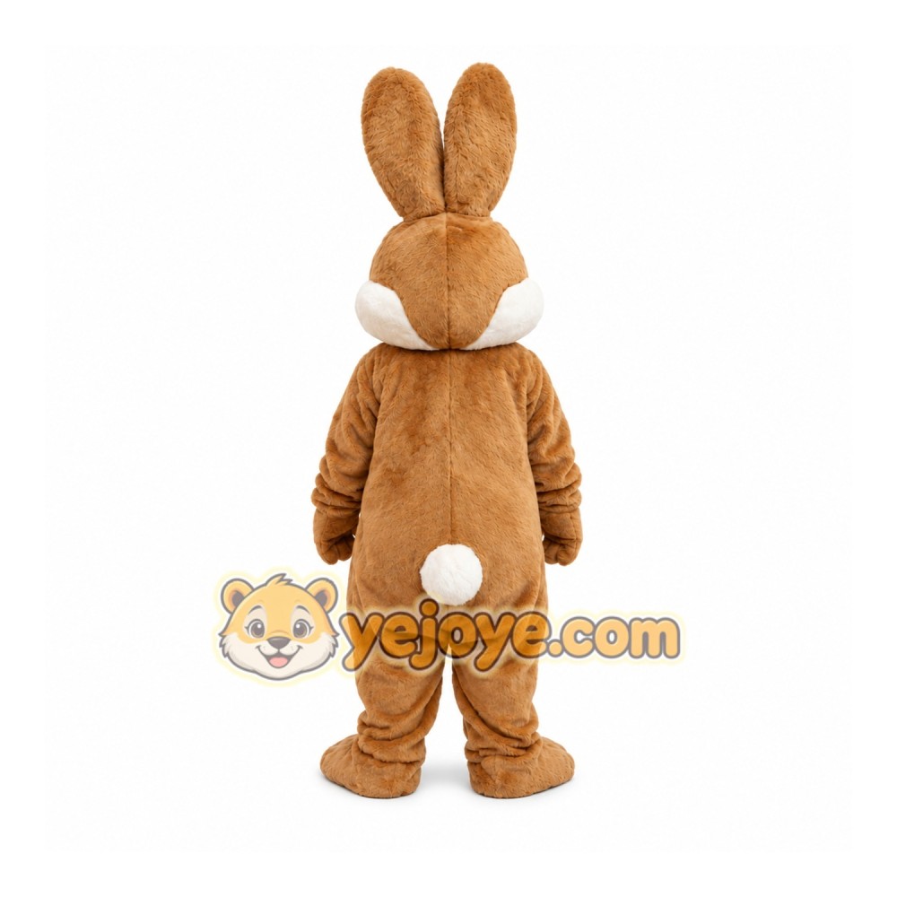 Brown Bunny Mascot Costume Brown Bunny Mascot Costume