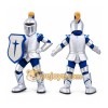 Blue Knight Mascot Costume Blue Knight Mascot Costume