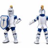 Blue Knight Mascot Costume