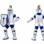 Blue Knight Mascot Costume
