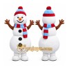 Holiday Christmas Snowman Mascot Costume Holiday Christmas Snowman Mascot Costume