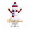 Holiday Christmas Snowman Mascot Costume Holiday Christmas Snowman Mascot Costume