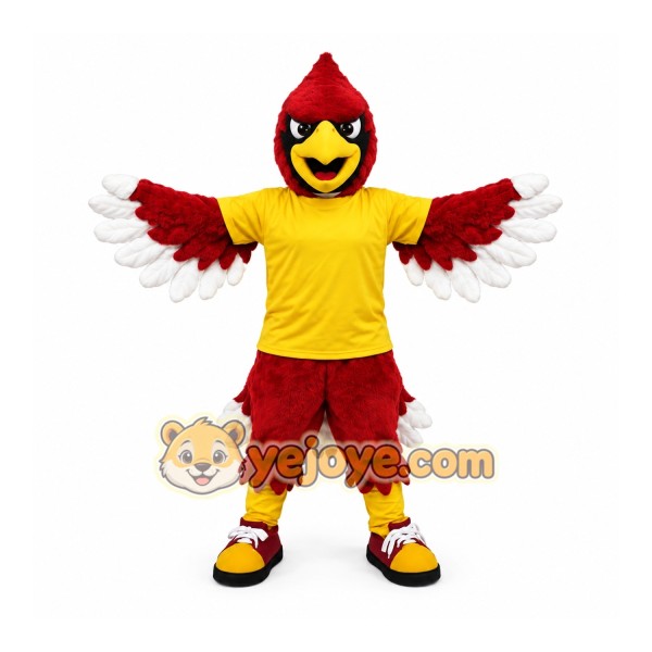 Sport Red Cardinal Mascot Costume