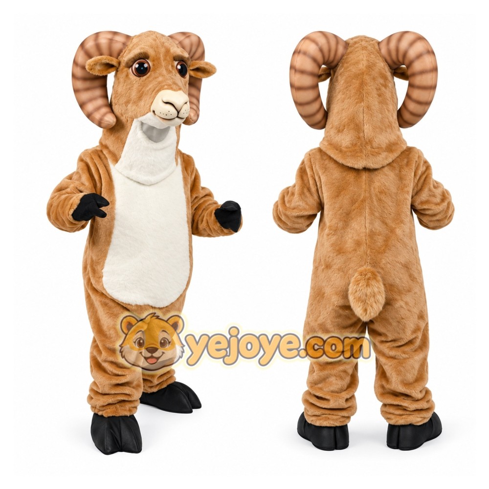 Mountain Ram Mascot Costume Mountain Ram Mascot Costume
