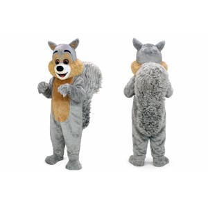 Gray Squirrel Mascot Costume