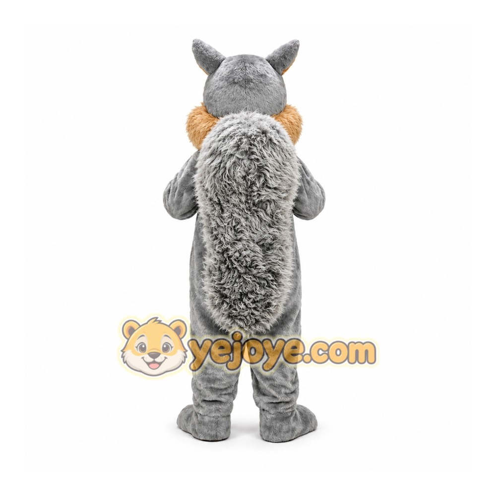 Gray Squirrel Mascot Costume