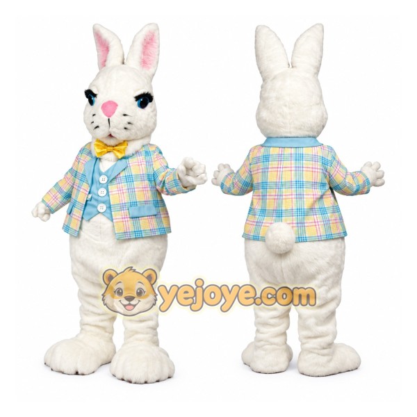Plush Bunny Mascot Costume