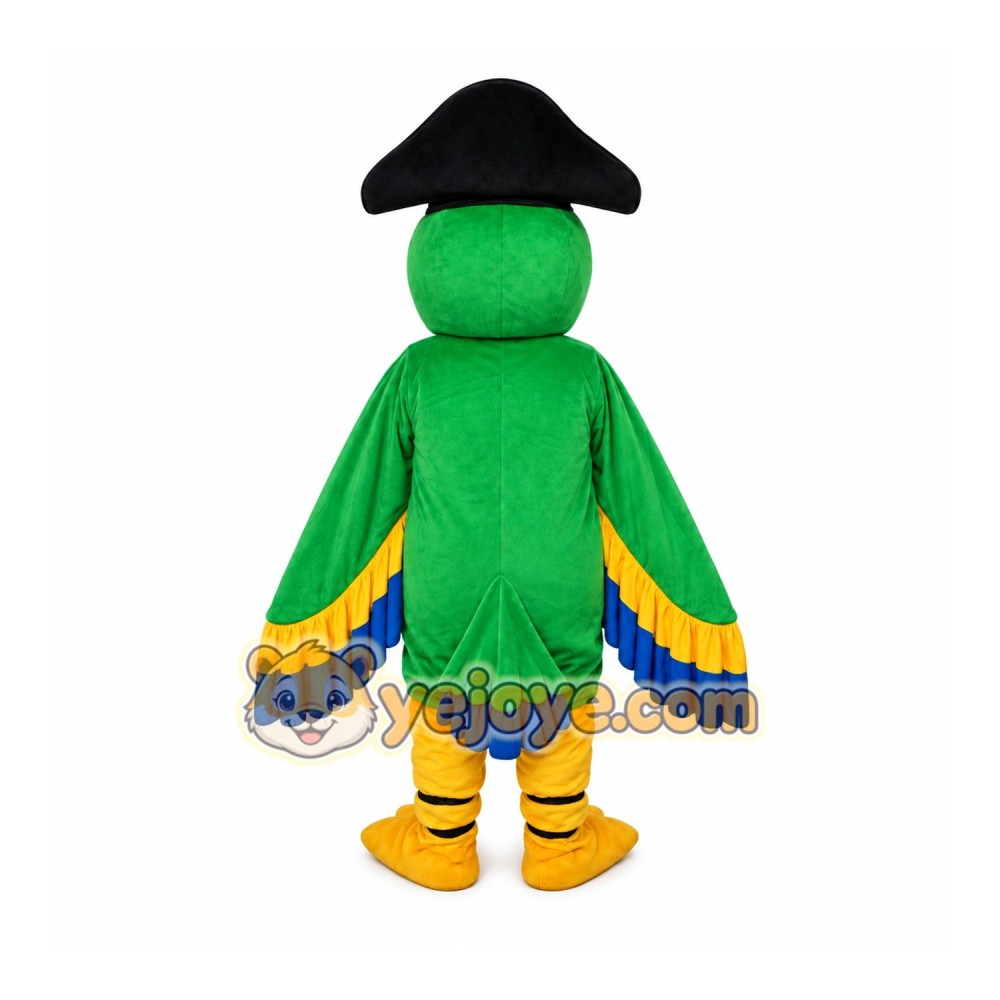Pirate Parrot Mascot Costume Pirate Parrot Mascot Costume