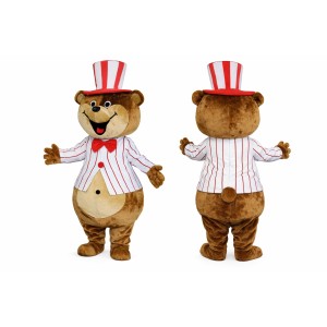 Carnival Bear Mascot Costume
