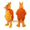 Orange Armadillo Mascot Costume