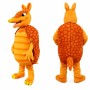 Orange Armadillo Mascot Costume