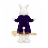 Purple Deluxe Easter Bunny Mascot Costume Purple Deluxe Easter Bunny Mascot Costume