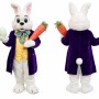 Purple Deluxe Easter Bunny Mascot Costume