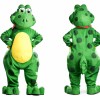 Adult Green Dinosaur Mascot Costume