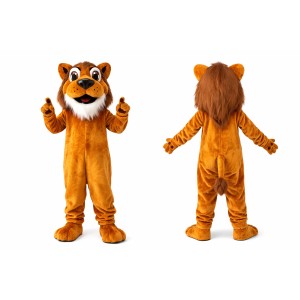Adult School Lion Mascot Costume