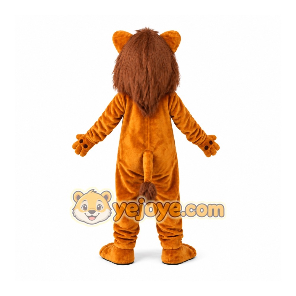 Adult School Lion Mascot Costume Adult School Lion Mascot Costume
