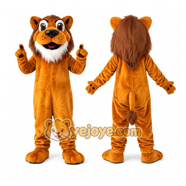 Adult School Lion Mascot Costume