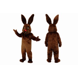 Full Body Brown Rabbit Mascot Costume