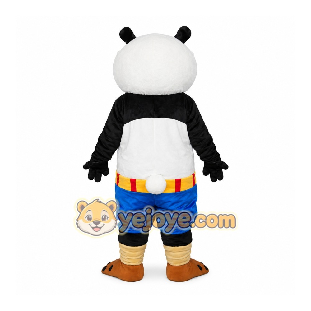 Kung Fu Panda Style Mascot Costume Kung Fu Panda Style Mascot Costume