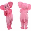 Pink Elephant Mascot Costume