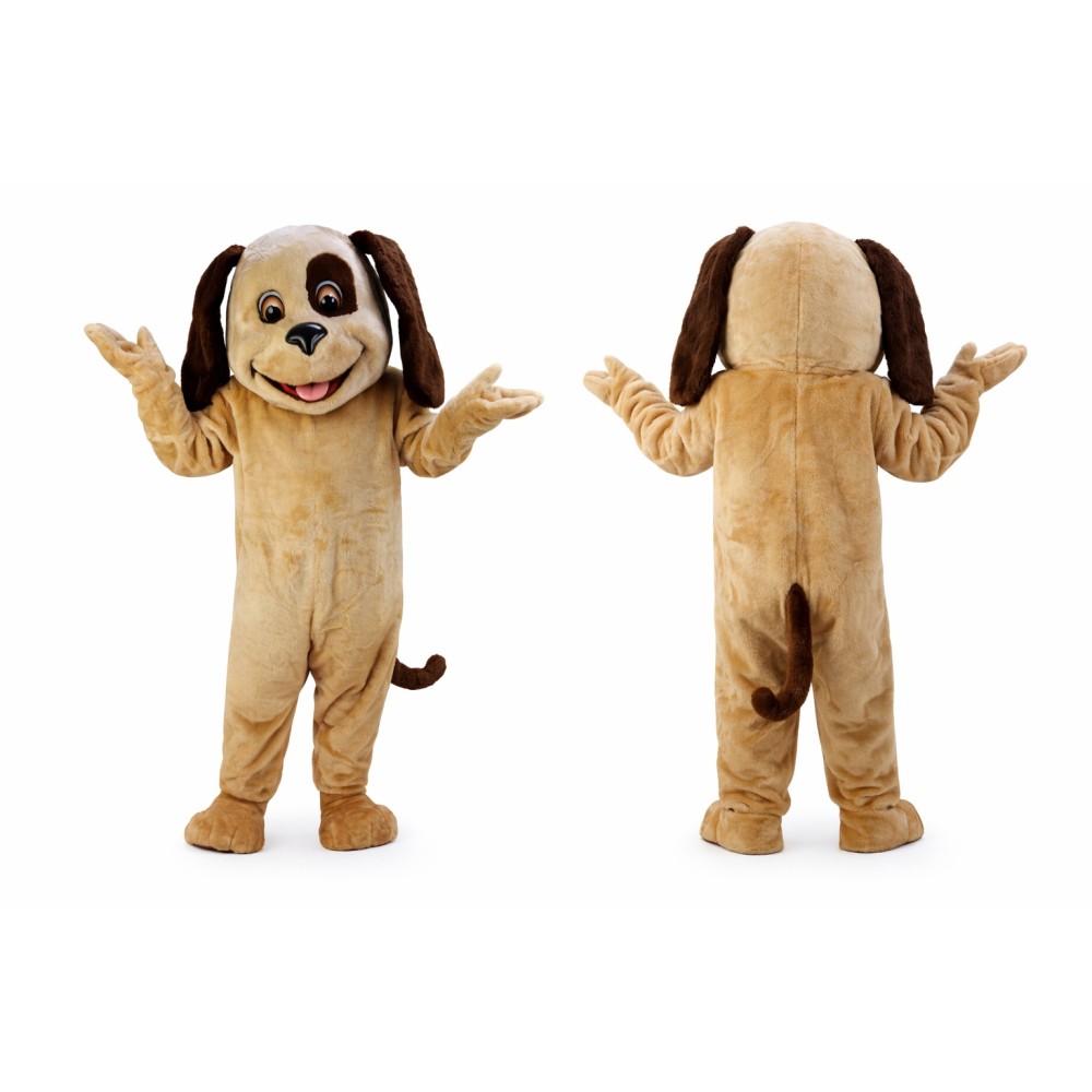 Brown Dog Mascot Costume