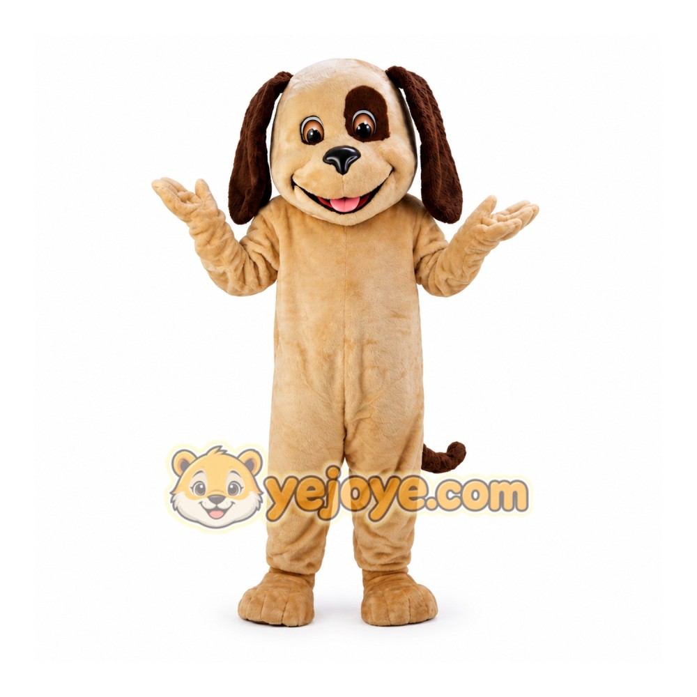 Brown Dog Mascot Costume Brown Dog Mascot Costume