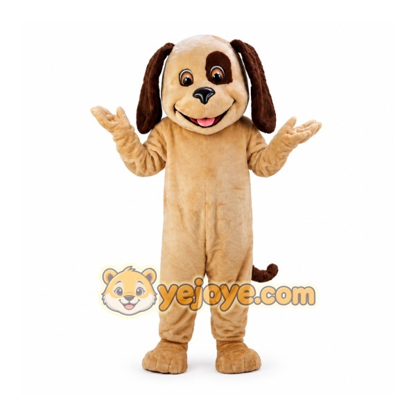 Brown Dog Mascot Costume