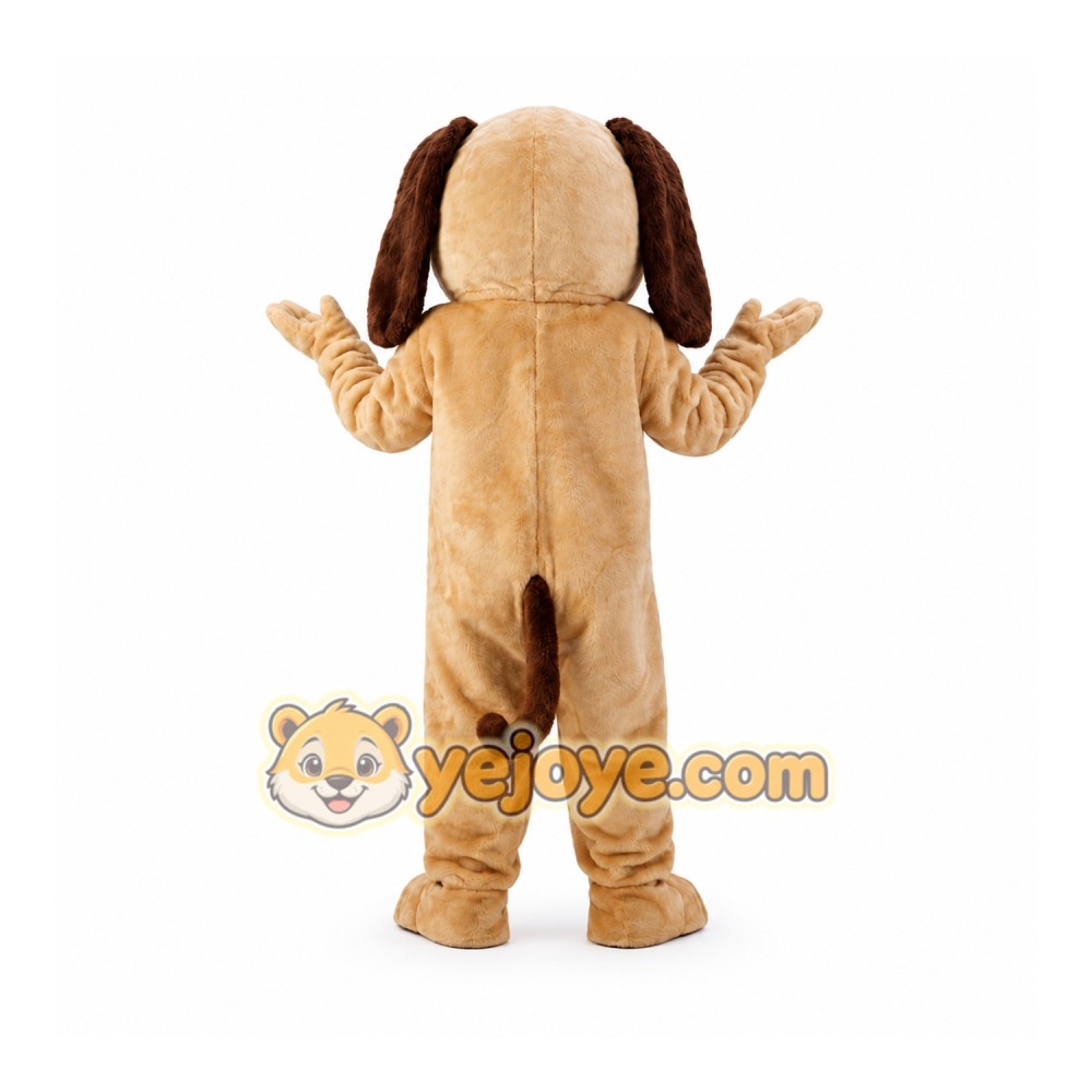 Brown Dog Mascot Costume Brown Dog Mascot Costume