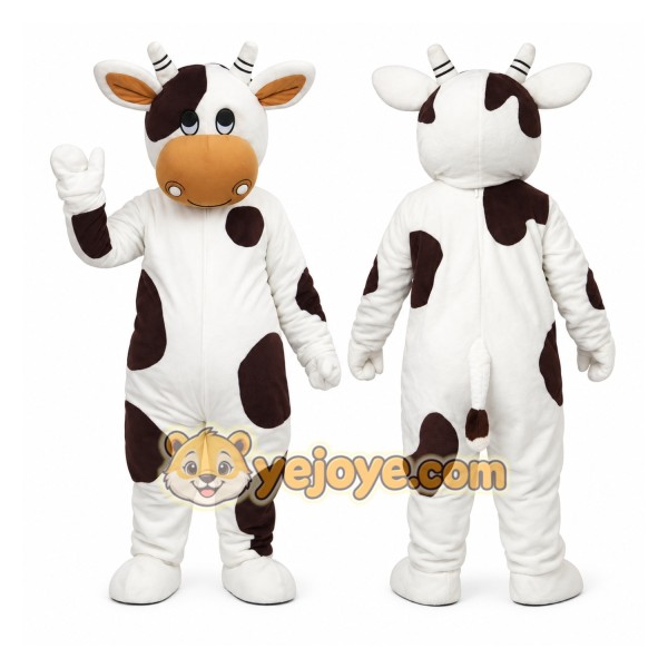 Cartoon Cow Mascot Costume