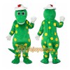 Adult Green Spotted Dinosaur Mascot Costume Adult Green Spotted Dinosaur Mascot Costume