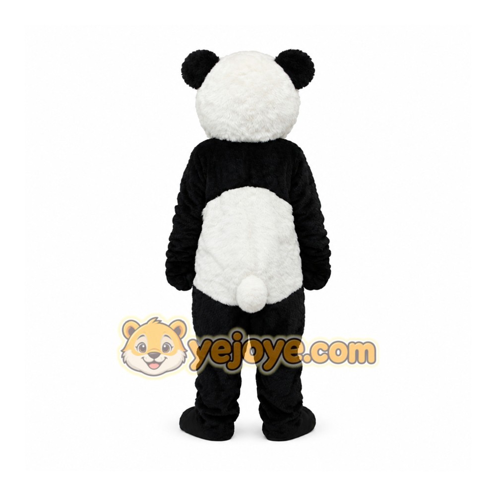 Black and White Panda Mascot Costume Black and White Panda Mascot Costume