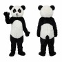Black and White Panda Mascot Costume