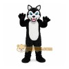 Black Wolf Mascot Costume Black Wolf Mascot Costume
