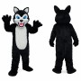 Black Wolf Mascot Costume