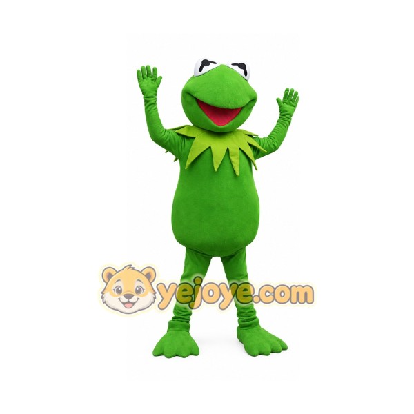 Green Frog Mascot Costume for Adults