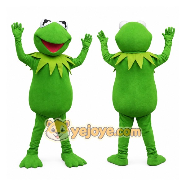 Green Frog Mascot Costume for Adults