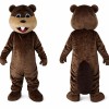 Brown Beaver Mascot Costume for Adults