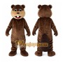 Brown Beaver Mascot Costume for Adults