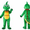 Green Dinosaur Mascot Costume for Adults