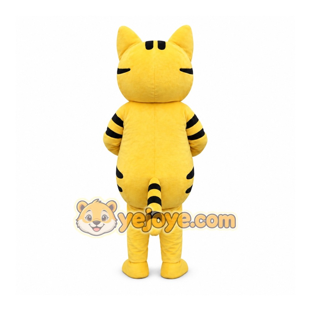 Yellow Cat Mascot Costume for Adults Yellow Cat Mascot Costume for Adults