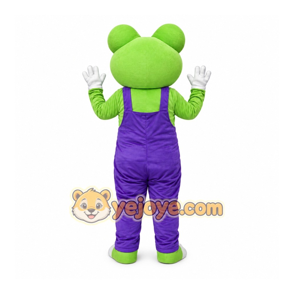 Adult Green Frog Mascot Costume Adult Green Frog Mascot Costume