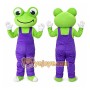 Adult Green Frog Mascot Costume