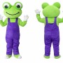 Adult Green Frog Mascot Costume